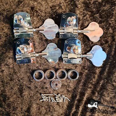 Economy 4-in-line Clover Tuners (Chrome) image 1