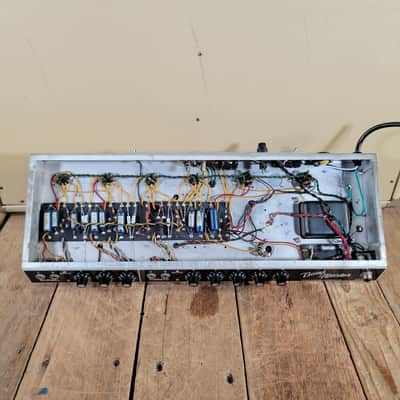 Fender Bandmaster Head and Cabinet 1963 Smooth White Tolex Original Covers Near Mint - White image 18