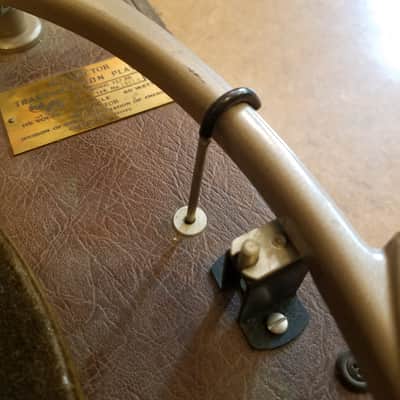 RCA 16" Transcription Player turntable Model 2S7 ED with tonearm, 6AQ5 tube amp, 8" AlNiCo speaker 2S7ED 1949 - Brown Tolex image 22
