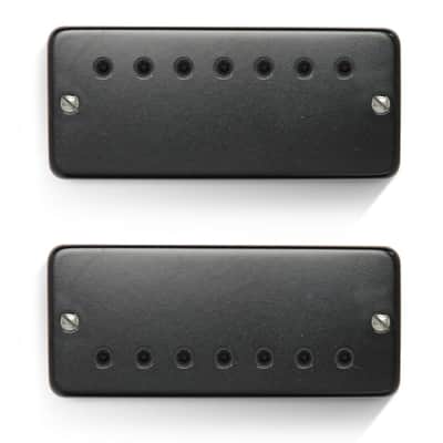 Bare Knuckle Ragnarok 7-String Soapbar Pickup Set with Black Covers image 1