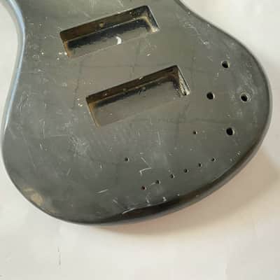 Black Basswood 6 String Bass Body DIY Project image 3