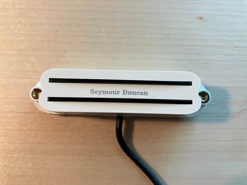 Seymour Duncan SHR-1b Hot Rails Strat Bridge Pickup 2010s - Parchment image 1