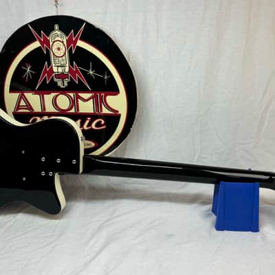 Danelectro Left-Handed Lefty '56 Singlecut Baritone Guitar - Black image 8