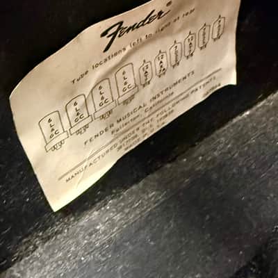 Fender 1975 Twin Reverb 2x12 Combo with Footswitch & Cover - Pre Owned *Pickup Only* image 16