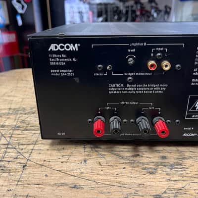 Used Adcom GFA-2535 Stereo Power Amp Amplifier Made in the USA image 9