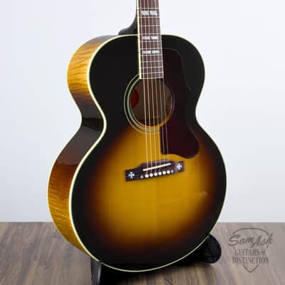 Gibson J 185 Original Acoustic Electric Guitar Vintage Sunburst image 1