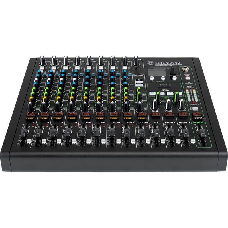 Mackie Onyx12 12-channel Analog Mixer with Multi-Track USB image 1