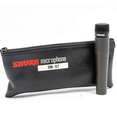 Shure SM57 Cardioid Dynamic Instrument Microphone SM-57 Mic Stage Studio w/ Bag image 1
