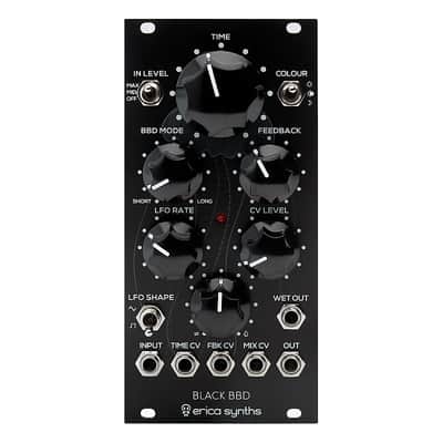 Erica Synths Black BBD Eurorack Analogue Delay Module image 2