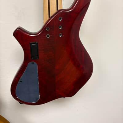 AC Guitars RSK 5 string bass 2025 - Red image 5