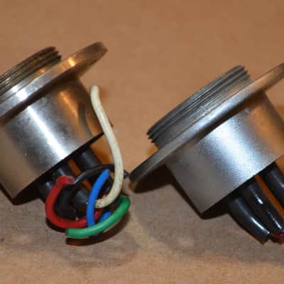 (2) Sony or Otari 5 Pin Chasis Mount Connectors 60s? image 3