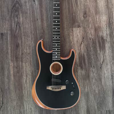 Fender American Acoustasonic Stratocaster 2020 - Black image 4