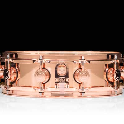 DW Collector's Series Copper 4x14 Snare - Copper Hardware image 4