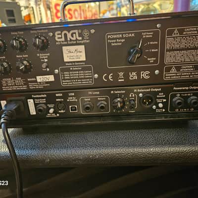 Engl E658 Steve Morse Signature 20 2-Channel 20-Watt Guitar Amp Head 2024 - Present - Blue / Black image 2