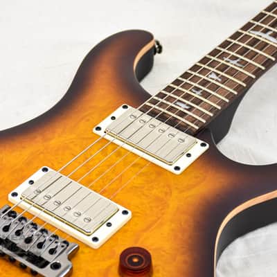 PRS SE Exotic Series DGT Laurel Burl - McCarty Tobacco Burst Satin (s/n: 9638) image 7