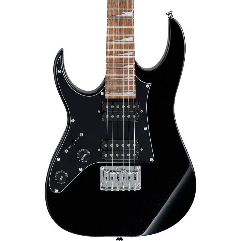 Ibanez GRGM21 Mikro Left Handed Electric Guitar, Black Night image 1