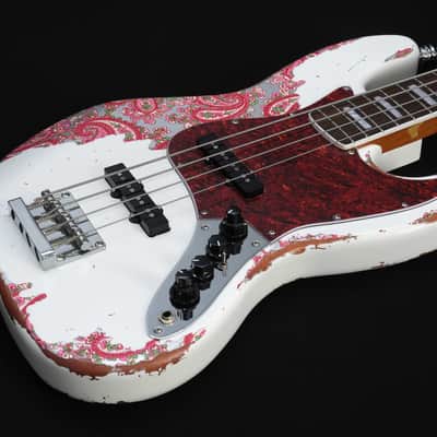 Dhatarattha DEB4 Jazz Bass 4 string - PAISLEY RELIC(Factory Mint Promotional Unit) image 8