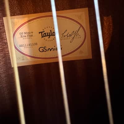 Taylor GS Mini-e Koa Plus 2020 - Present - Shaded Edgeburst image 7