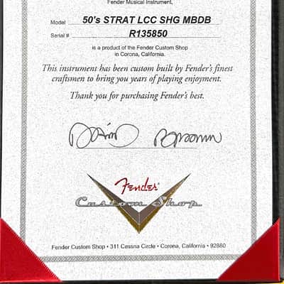Fender Custom Shop Masterbuilt David Brown 50s Stratocaster Deluxe Closet Classic - Shoreline Gold #35850 image 17