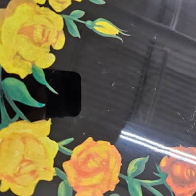 2007 Esteban Spanish Rosas Classical Electronic Acoustic Guitar - Floral image 16