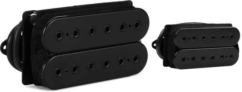DiMarzio Evolution Neck Humbucker Pickup - Black  Bundle with DiMarzio Evolution Bridge Humbucker Pickup - Black image 1