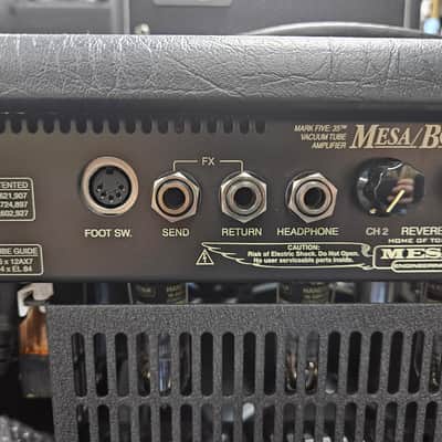 Mesa Boogie Mark Five 35 2-Channel 35-Watt All Tube 1x12" Guitar Combo image 10