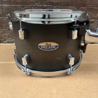 Pearl Decade Maple 12"x8" Rack Tom - Satin Black Burst image 1