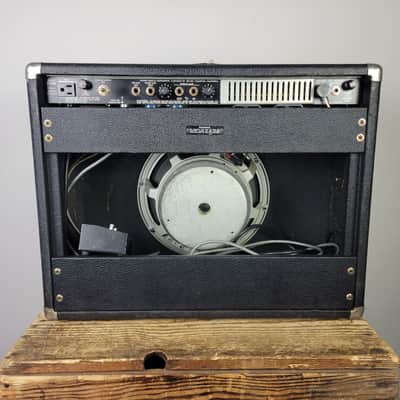 1983 Fender London Reverb 2-Channel 1x12" Solid State Combo - Black Local Pickup Only in Milwaukee, WI image 2