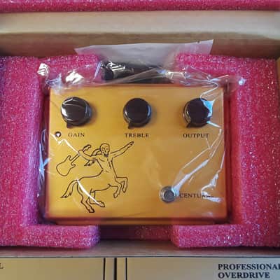 Ceriatone Centura 1:1 Klon Professional Overdrive (w/Horsie) Matte Gold  FRESH STOCK image 9