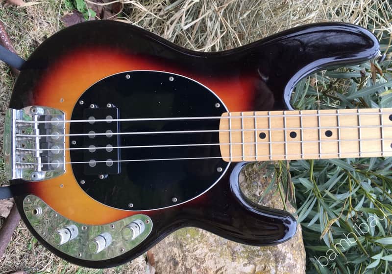 1983 Music Man Stingray Bass - Sunburst- Pre Ernie Ball Fender Era - OHSC image 1