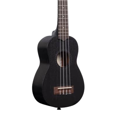 Kala KA-15S-BLK Mahogany Soprano Ukulele - Black Satin image 4