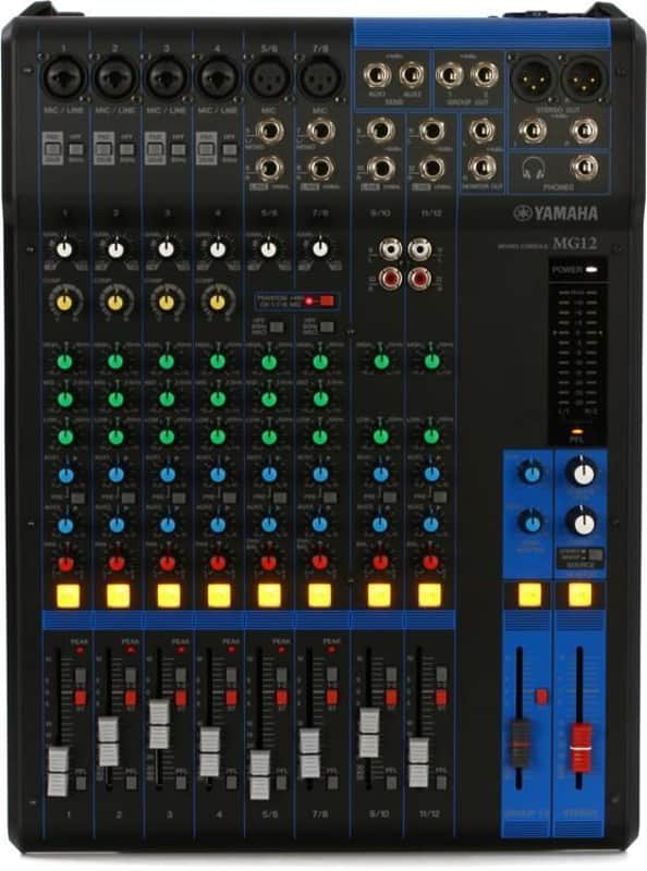 YAMAHA 12-Input, 4-Bus Mixer image 1