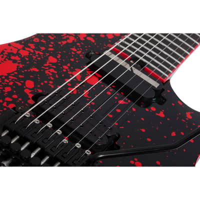 Schecter Sullivan King Banshee 7FRS - Obsidian Blood image 7
