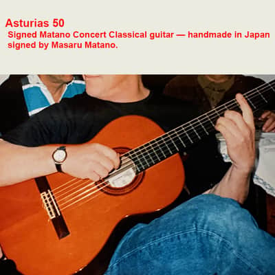 Asturias A8 Handmade Classical Guitar Japan 1992 Signed by Wataru Asturias A8 Handmade Classical Guitar Japan 1992 Signed by Wataru