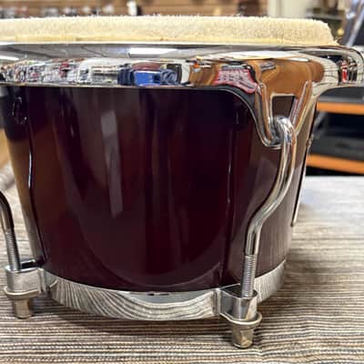 Toca 6.5" and 7.5" Bongos - Transparent Red (Used) image 4
