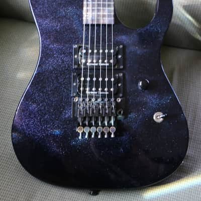 Kramer Nightswan Black/Purple flake sparkle OHSC image 1