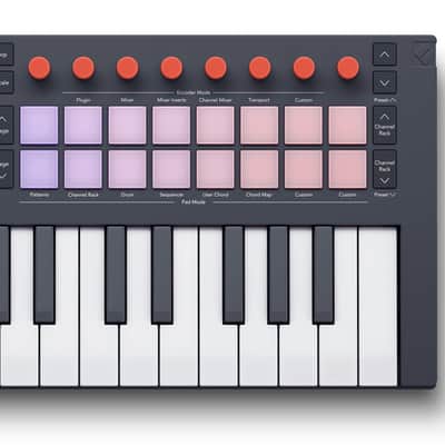Novation FLkey 2 Mini 25 MIDI Keyboard Controller for FL Studio+Headphones
