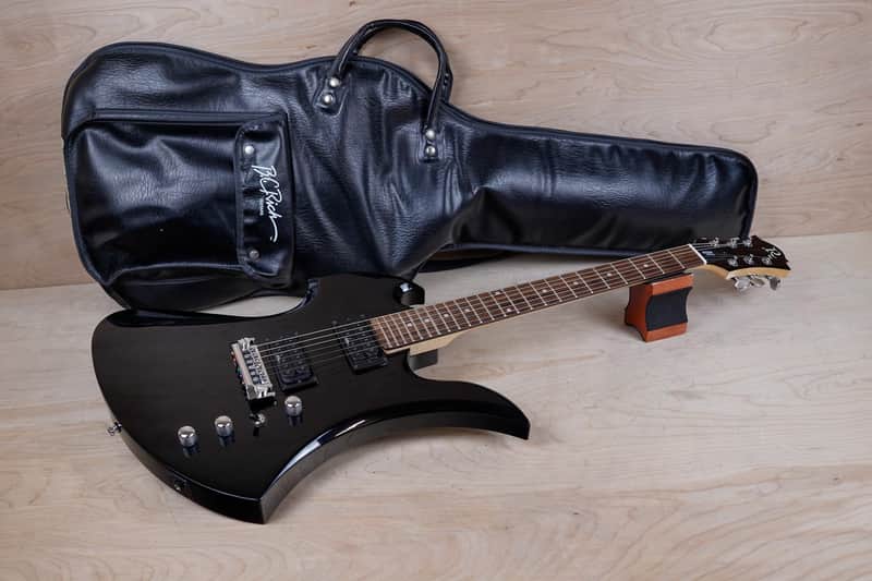 B.C. Rich Mockingbird 1990's Black Made in Japan MIJ w/ Bag | Reverb