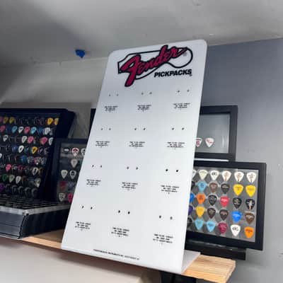Fender 1990's Vintage Guitar Pick Packs Store Display image 1