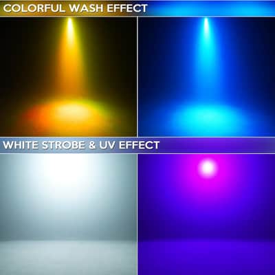 Dj Lights, Party Lights Dj Disco Light With Stand Sound Activated, Stage Lighting System For Gig Band Wedding Event Show image 3