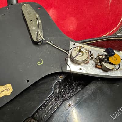 1978 Fender Musicmaster Bass - Black - Light Weight - OHSC image 13