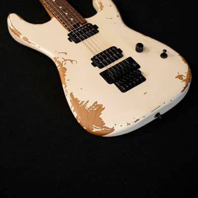 CHARVEL Pro-mod Relic San Dimas Style 1 HH Fr Pf PF Weathered White image 6