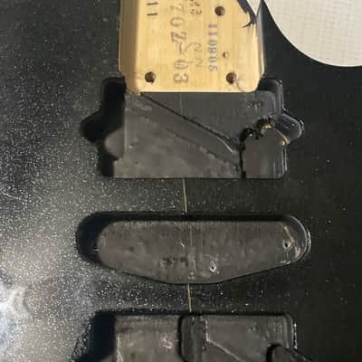 2012 Japan Ibanez RG3570z Prestige Galaxy Black Guitar Body Edge Zero ZPS3 Ready (Severe Damage) image 9