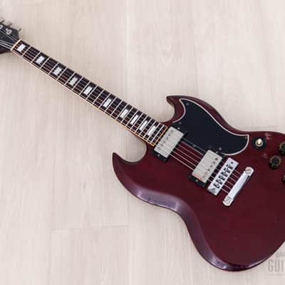 1976 Gibson SG Standard Vintage Guitar Wine Red w/ Tarback & Top, Chainsaw Case image 10