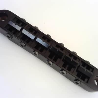 True Custom Shop® Black GOTOH GE-103BT METRIC Posts Tune-O-Matic Bridge w/ Studs image 5