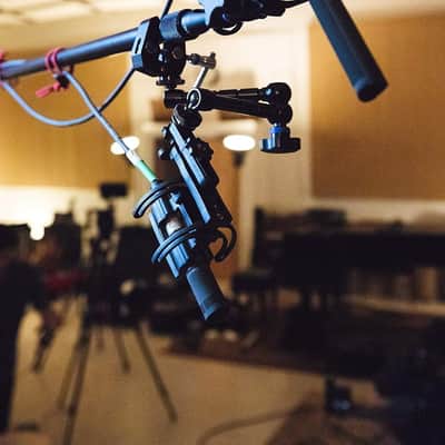 SENNHEISER Wired Professional MKH 416-P48U3 Short Shotgun Interference Tube Microphone,Black image 2