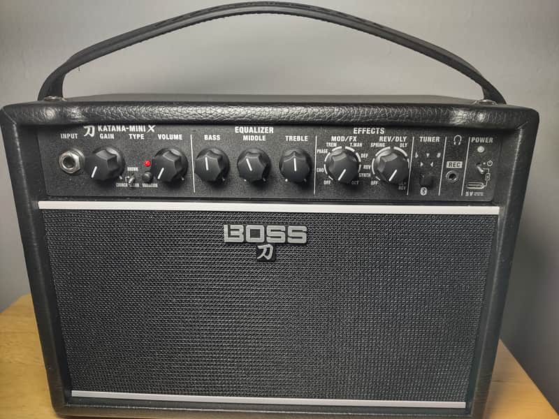 BOSS Katana-Mini X 10-Watt Mini Amplifier 2024 - Black image 1