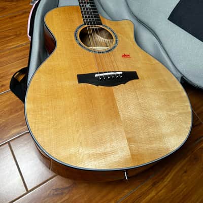 Kepma F2 Solid Top Acoustic Guitar with gig bag image 7