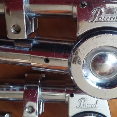 VINTAGE Pearl Tom Mount Arms  80s PAIR 4 MEMORY LOCKS All Original image 9