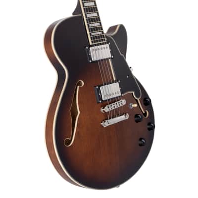 D'Angelico Premier SS Black Flake + Bag Bild 3